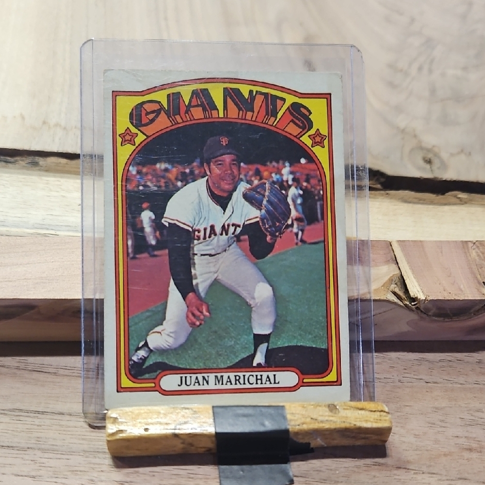 Giants Baseball Card with Juan Marichal